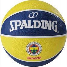Hakay Spalding Euroleague Fenerbahçe Basketbol Topu, Sarı/mavi/beyaz
