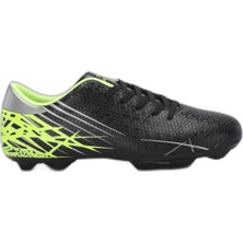 Die Grup Slazenger Carlo I Erkek Halı Saha Siyah/yeşil Futbol Ayakkabısı