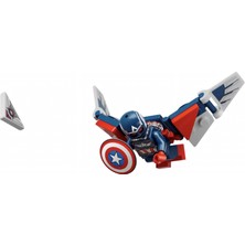 Hakay LEGO Marvel 292 - Captain America (Sam Wilson) Orijinal Minifigür