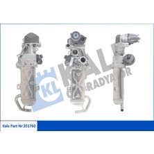 Hakay Kale Egr Valfi ve Yağ Soğutucu Caddy-Jetta-Golf6-Passat-Superb-Octavia-A3-Leon 091.6TDI Caya-B-C-D - Kal 351760