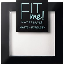 Hakay Maybelline New York Fit Me Matte+Poreless Pudra - 90 Translucent (Transparan)