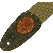 Die Grup Levy's Mssc8-Grn Gitar Kayışı (Pamuk 2 Inç / 5,1 Cm) Yeşil
