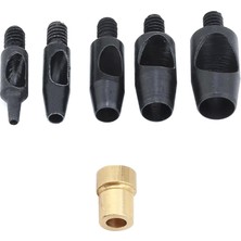 Die Grup 1mm, 3mm, 5mm, 7mm, 9mm Deri, El Pres Makinesi Için Kumaş Delik Delme Aletleri