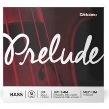 Hakay D'addario J611 3/4m Prelude G Kontrabas Teli (Sol)