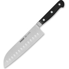 Hakay Pirge Classic Santoku Bıçağı Oluklu 18 cm
