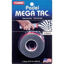 Hakay Tourna Padel Mega Tac 3'lü Paket Siyah