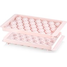 Hakay Promosyonca Küre Buz Kalıbı 33 Adet (Pembe)