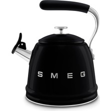 Hakay Smeg 50's Style Siyah Set Üstü Düdüklü Kettle 2.3 Lt