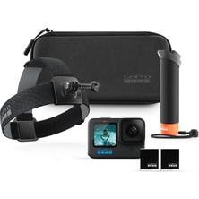 Hakay Gopro HERO12 Aksesuarlı Paket – HERO12 Black Kamera, Sap, Kafa Kayışı 2.0, Şarj Edilebilir Enduro Pil (2 Adet) ve Taşıma Çantası