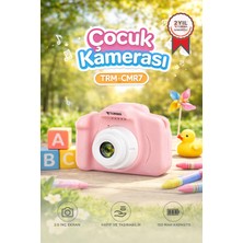 Hakay Torima Dijital Fotoğraf Makineleri Çocuk Kamerası 1080P Hd Cmr7 Pembe