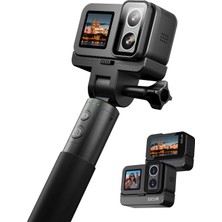 Hakay Sjcam SJ20 Dual Lens Star Night Vision 20MP 5g Wifi 4K UHD F1.3 Süper Geniş Diyafram Gece Görüşü 135° Geniş Açı Çift Ekranlı Kılıfsız 5m Dalış 6-Eksenli Jiroskop Çift Batarya Aksiyon Kamerası Siyah