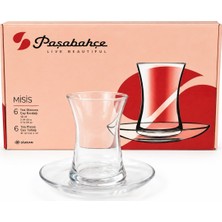 Hakay Paşabahçe 96355 Misis 12 Parça Çay Seti - 6 Kişilik