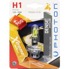 Hakay Photon Ampul H1 12V 55W Xtreme Yellow (Tekli Blister) Pht PH5501 Xy B1