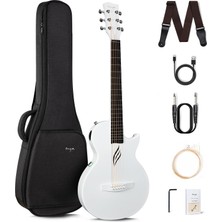 Hakay Enya Nova Go Sp1 Wh Beyaz Renk Elektro Akustik Gitar