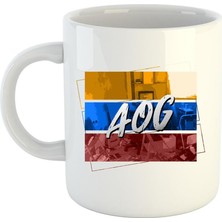 Hakay Aog Logo Baskılı Porselen Kupa Bardak #1