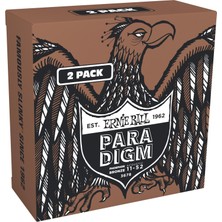 Hakay Ernie Ball Işık Paradigması Fosfor Bronz Akustik Gitar Telleri Amazon Exclusive 2'li Paket 11-52 (P03678)