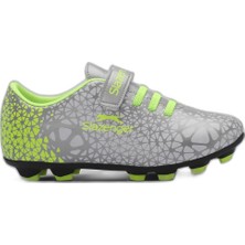 Hakay Slazenger Crystal Unisex Çocuk Halı Saha Gri Futbol Ayakkabısı