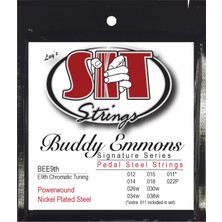 Die Grup Sıt Strings Buddy Emmons Imzalı Pedal Çelik Gitar Telleri - Model BE-E9TH