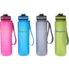 Die Grup Kingcamp 1000 ml Su Şişesi Spor Eco Friendly & Bpa Serbest Tritan Plastik Açık Kamp Yürüyüş Için Yoga Jimnastik, Pembe
