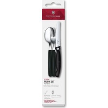 Hakay Victorinox 6.7193.3F Swiss Classic 3lü Piknik Seti, Siyah