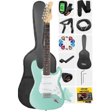 Hakay Midex RPH-30GR Maple Klavye Strat Kasa Sss Elektro Gitar Seti