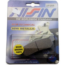 Hakay Nissin 2P-266 Yarı Metalik Motosiklet Fren Balatası
