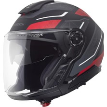 Hakay Schuberth J2 Açık Motosiklet Kaskı-Sigma Red-59-L