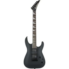 Hakay Jackson JS22 Dinky Arch Top 2-Point Tremolo Satin Black - Amaranth Elektro Gitar