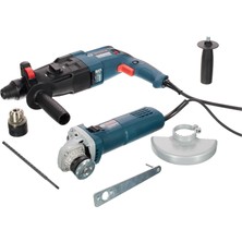 Die Grup Bosch Gbh 240 Kırıcı Delici + Gws 750-125 S Avuç Taşlama Makinesi-Devir Ayarlı