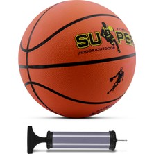 Hakay Telvesse Basketbol Topu Iç Dış Mekan Pompa Hediyeli 5 Numara Turuncu