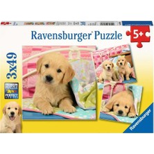 Hakay Ravensburger 3X49 Parça Puzzle Puppies Renkli 3+