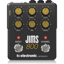 Die Grup Tc Electronic Jıms 800 Preamfi Çift Kanal Gitar Preamfi Pedalı
