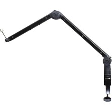 Hakay Ultimate Support BCM-300 Deluxe Broadcast Mic Stand Yayıncı/podcast/streaming/youtuber/tiktok Için Masaüstü Akrobat Boom Kollu Mikrofon Standı | Sehpası