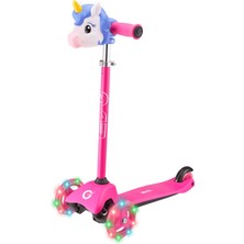 Hakay Evo 3 Tekerlekli Unicorn Işıklı Mini Cruiser Scooter