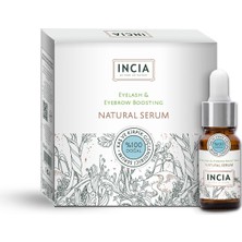Hakay INCIA%100 Doğal Kaş ve Kirpik Güçlendirici Serum Bitkisel Yoğunlaştırıcı Yoğun Bakım Yağı Vegan 10 ml