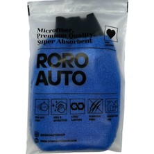 Hakay Roro Auto Vezüv Mikrofiber Araç Yıkama Eldiveni Mavi
