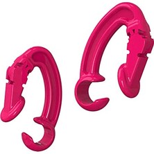 Hakay Apple Airpods 1. / 2. Nesil Pro Frebuds 3 Kulaklık Tutucu Aparat Pembe Koyu