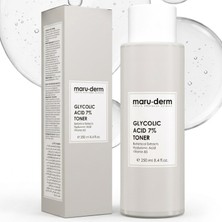 Hakay Maruderm Glikolik Asit%7 Aydınlatıcı ve Leke Görünümü Karşıtı Tonik – Meyan Kökü & Hyaluronik Asit ile Pürüzsüzleştirici Peeling Tonik, 250 ml