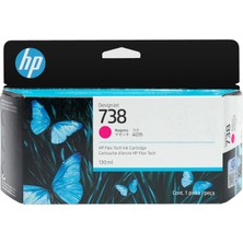 Die Grup Hp 738 130-ML Magenta Designjet Ink Cartridge Mürekkep Kartuşu 1 Adet Orijinal Performans Standardı