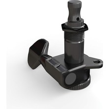Hakay Planet Waves Pwat-6r2 6 (In-Line) Auto-Trim Tuning Makineleri, Siyah Finiş