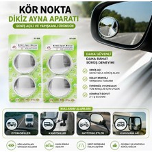 Die Grup Kör Nokta Dikiz Ayna Aparatı 2 Inç Yapışkanlı Geniş Açılı
