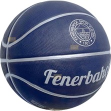 Hakay Fenerbahçe Tricolor Serisi Lisanslı ve Logo Baskılı 7 Numaralı Kauçuk Basketbol Topu