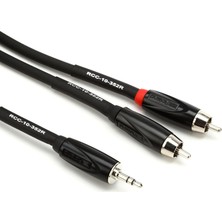 Die Grup Roland RCC-10-352RV2 3 M Bağlantı Kablosu, 3,5 mm Jak 2x Cinch Üzerinde