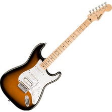 Hakay Fender 0373202503 (Sonic™ Stratocaster® Hss Fsr Akçaağaç Klavye Beyaz Pickguard 2 Ton Sunburst)