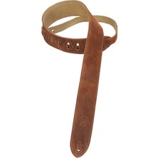 Hakay Levy's MS12-BRN Gitar Kayışı 2" Süet Strap - - Kahverengi