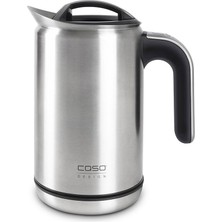 Hakay Caso Wk Cool Touch Paslanmaz Çelik Su Isıtıcısı, Sıcaklık Ayarı, Çift Duvarlı Gövde: Dışarısı Isınmaz, Tasarruflu 1800 Watt, Gümüş