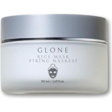 Hakay Glone Aydınlatıcı Pirinç Maskesi, 50ML - Gözenek Arındırıcı ve Leke Karşıtı, Aha & Kil, Porselen Cilt Etkisi