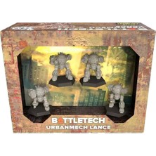 Hakay Catalyst Game Labs Battletech Urbanmech Lance Force Pack - 2+ Oyuncu Için Minyatür Savaş Oyunu, 14 Yaş ve Üzeri 1,5 Saat+Oyun Süresi - 'tan Klasik Mech Warfare Koleksiyonu, Gri