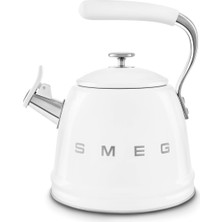 Hakay Smeg 50's Style Beyaz Set Üstü Düdüklü Kettle 2.3 Lt