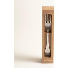 Hakay Dume Çelik Yemek Çatalı 3X23X0.3 cm Mat Gümüş